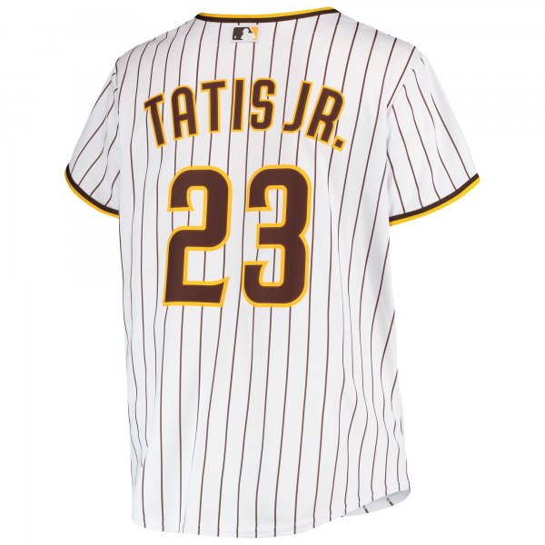 Women's San Diego Padres Fernando Tatis Jr. White Plus Size Replica Player Jersey