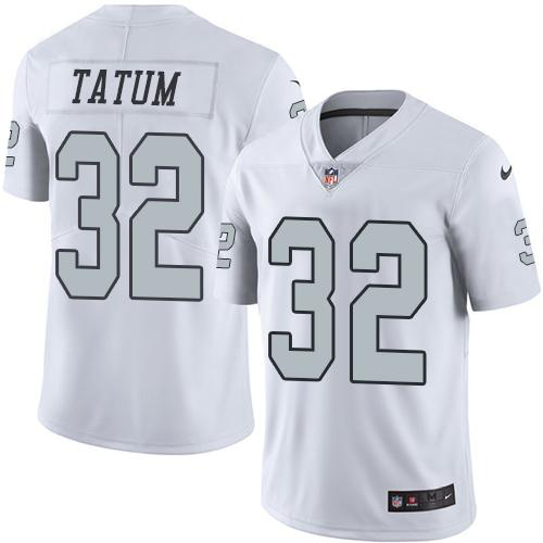 Nike Las Vegas Raiders #32 Jack Tatum White Men's Stitched NFL Limited New Color Rush Jersey