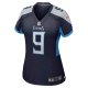 Women's Tennessee Titans Steve McNair Nike Navy Game Retired Player Jersey