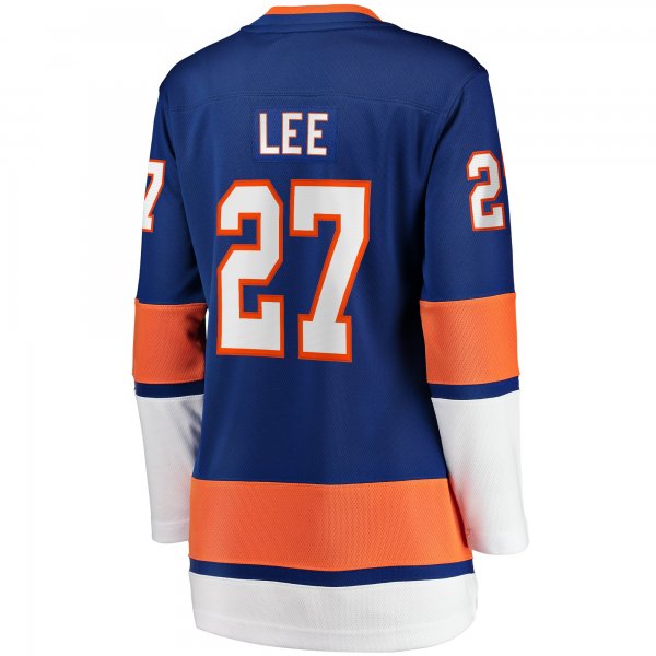 Women's New York Islanders Anders Lee Fanatics Royal Home Captain Patch Breakaway Player Jersey