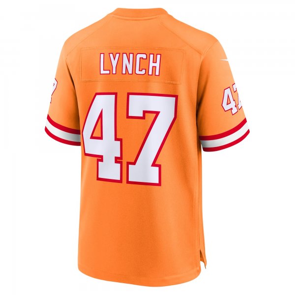 Youth Tampa Bay Buccaneers John Lynch Nike Orange Retired Player Game Jersey