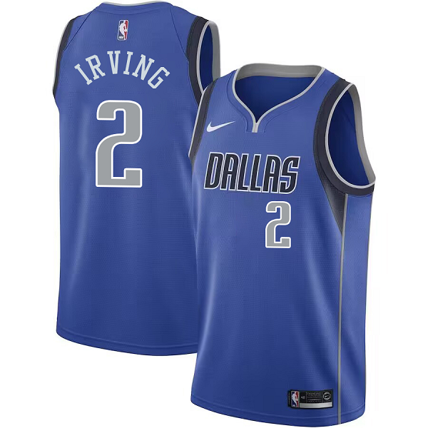 Youth Nike Dallas Mavericks #2 Kyrie Irving Royal Swingman Icon Edition NBA Jersey