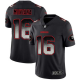 San Francisco 49ers #16 Joe Montana Black Men's Stitched NFL Vapor Untouchable Limited Smoke Fashion Jersey