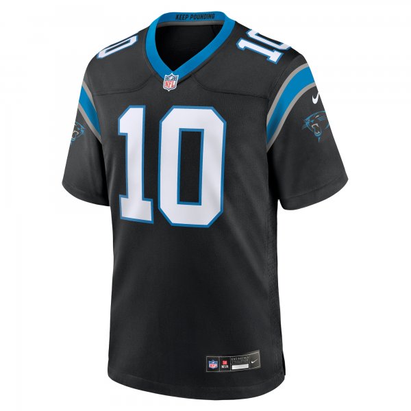 Men's Carolina Panthers Johnny Hekker Nike Black Team Game Jersey