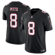 Men's Atlanta Falcons #8 Kyle Pitts Nike Black Vapor F.U.S.E. Limited Jersey