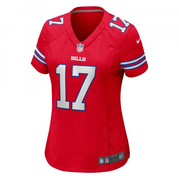 Women's Buffalo Bills Josh Allen Nike Red Player Jersey