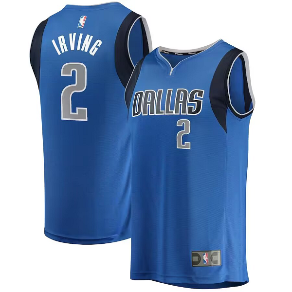 Men's Dallas Mavericks #2 Kyrie Irving Fanatics Branded 2022/23 Fastbreak Icon Edition Royal Jersey