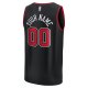 Youth Chicago Bulls  Fanatics Black Fast Break Replica Custom Jersey - Statement Edition