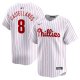 Men's Philadelphia Phillies #8 Nick Castellanos Nike White Home Limited Player Jersey