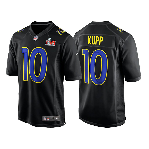 Cooper Kupp Los Angeles Rams Super Bowl LVI Bound Black #10 Fashion Jersey