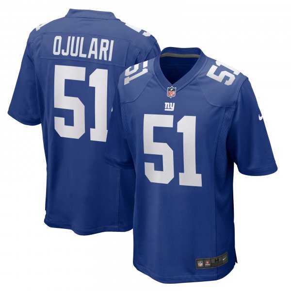 Men's New York Giants Azeez Ojulari Nike Royal Game Jersey