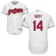 Cleveland Indians #14 Larry Doby White Flexbase Collection Stitched MLB Jersey