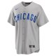 Men's Chicago Cubs Nike Gray Road Replica Team Jersey