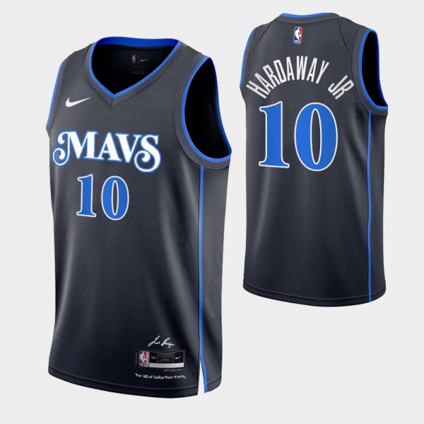 2023-24 City Edition Dallas Mavericks #10 Tim Hardaway Jr. Grey Swingman Jersey