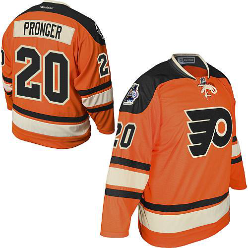 Philadelphia Flyers #20 Chris Pronger Orange Official 2012 Winter Classic Stitched NHL Jersey