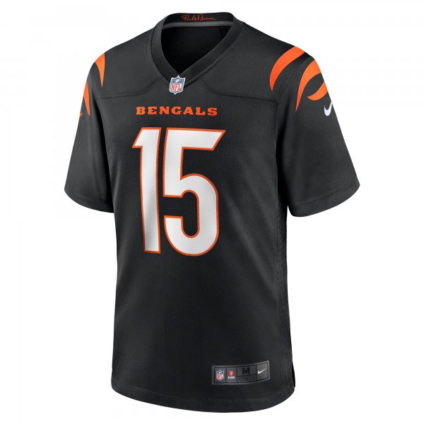 Men's Cincinnati Bengals Will Grier Nike  Black Team Game Jersey