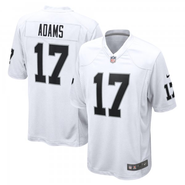 Men's Las Vegas Raiders Davante Adams Nike White Game Jersey