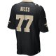 Men's New Orleans Saints Carl Nicks Nike Black Game Retired Player Jersey