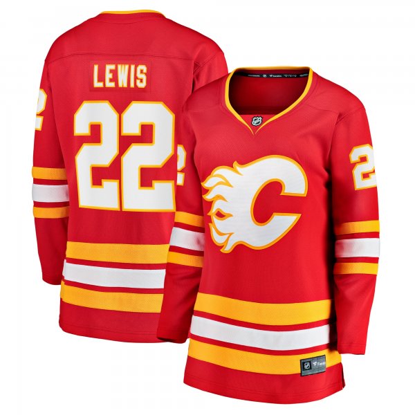 Women's Calgary Flames Trevor Lewis Fanatics Red Home Breakaway Player Jersey