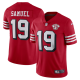 Men's San Francisco 49ers #19 Deebo Samuel Nike Scarlet 75th Anniversary Alternate Vapor Limited Player Jersey