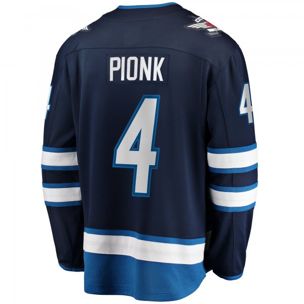 Men's Winnipeg Jets Neal Pionk Fanatics Navy Home Breakaway Player Jersey