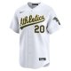 Men's Oakland Athletics Zack Gelof Nike White Home Limited Player Jersey