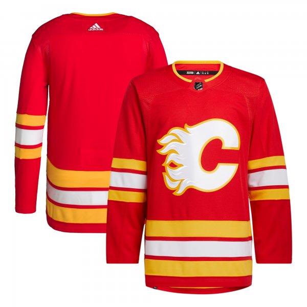 Men's Calgary Flames adidas Red 2020/21 Home Primegreen Jersey