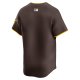 Men's San Diego Padres  Nike Brown Away Limited Jersey