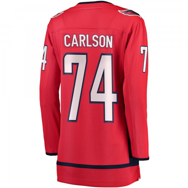 Women's Washington Capitals John Carlson Fanatics Red Breakaway Player Jersey