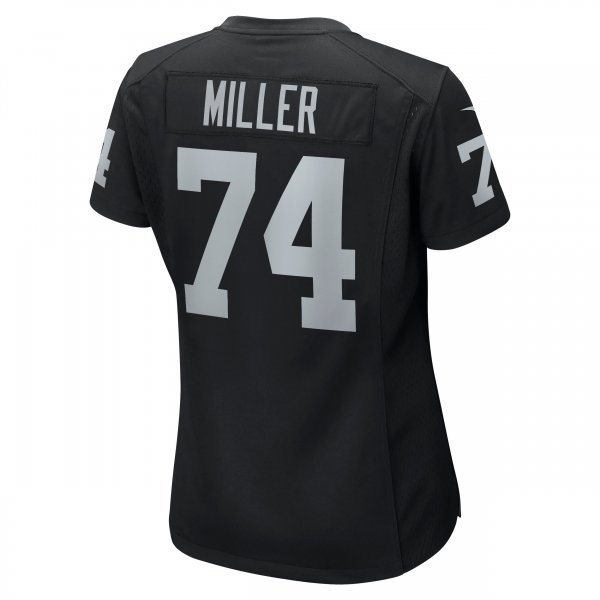 Women's Las Vegas Raiders Kolton Miller Nike Black Game Jersey