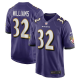 Men's Baltimore Ravens Marcus Williams #32 Nike Purple Player Game NFL Jersey