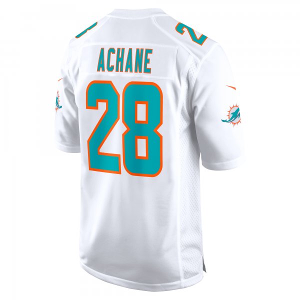 Men's Miami Dolphins Devon Achane Nike White Player Game Jersey