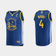 2021-2022 NBA Finals Champions Men's Golden State Warriors Moses Moody #4 Royal Replica Icon Royal Jersey