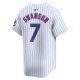 Men's Chicago Cubs Dansby Swanson Nike White Home Limited Player Jersey