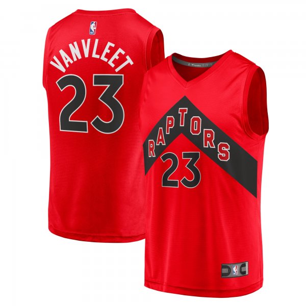 Men's Toronto Raptors Fred VanVleet Fanatics Red Fast Break Replica Jersey - Icon Edition