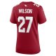 Women's Arizona Cardinals Divaad Wilson Nike  Cardinal Team Game Jersey