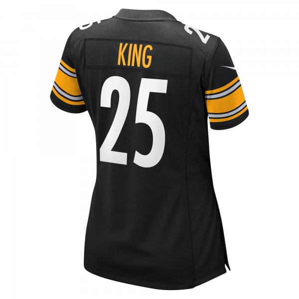 Women's Pittsburgh Steelers Desmond King Nike  Black  Game Jersey