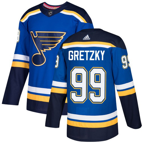 Adidas St. Louis Blues #99 Wayne Gretzky Blue Home Stitched Youth NHL Jersey