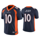 Men's #10 Jerry Jeudy Denver Broncos Navy 2020 NFL Draft Vapor Limited Jersey