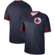 Men's Nike Boston Red Sox Blank Navy Cooperstown Collection Legend V-Neck MLB Jersey