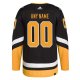 Men's Pittsburgh Penguins  adidas Black Alternate 2021/22 Primegreen Custom Jersey