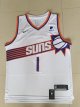 Men's #1 Devin Booker Phoenix Suns White City Edition Jersey