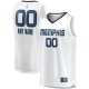 Men's Memphis Grizzlies Fanatics White Fast Break Custom Replica Jersey - Association Edition