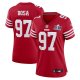 Women's #97 Nick Bosa San Francisco 49ers Nike Women's Super Bowl LVIII Limited Jersey Scarlet