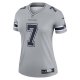 Women's Dallas Cowboys Trevon Diggs Nike Silver Inverted Legend Jersey