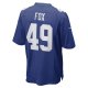 Men's New York Giants Tomon Fox Nike Royal Game Player Jersey