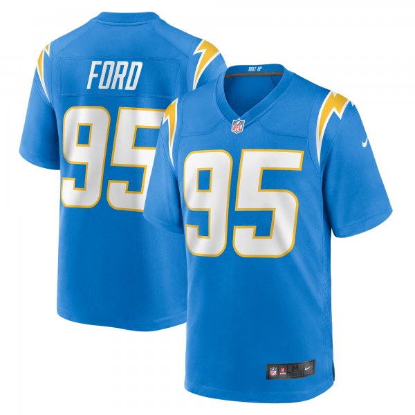 Men's Los Angeles Chargers Poona Ford Nike  Powder Blue  Game Jersey