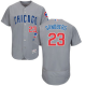 Chicago Cubs #23 Ryne Sandberg Grey Flexbase Collection Road Stitched MLB Jersey