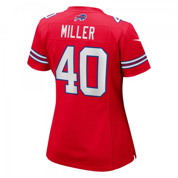 Women's Buffalo Bills Von Miller Nike Red Player Jersey