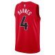 Unisex Toronto Raptors Scottie Barnes Nike Red Swingman Jersey - Icon Edition